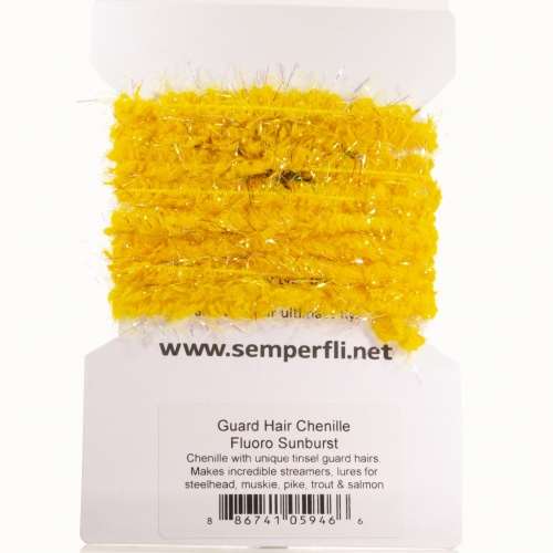 Semperfli Guard Hair Chenille Fl. Orange Sunburst
